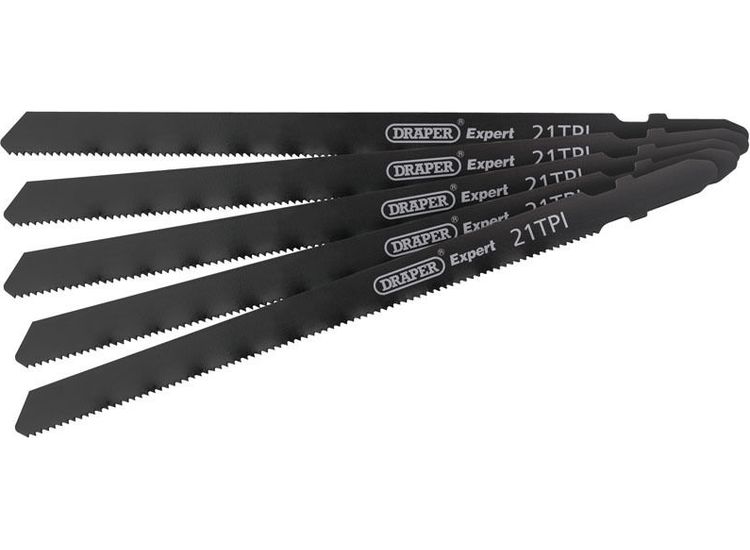 Draper 81732 DT318A 130mm Jigsaw Blade Set (5 Piece)
