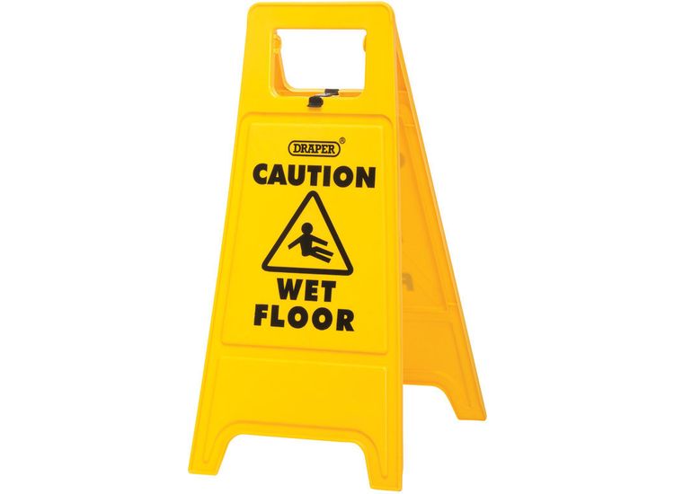 Draper 82134 Wet Floor Warning Sign