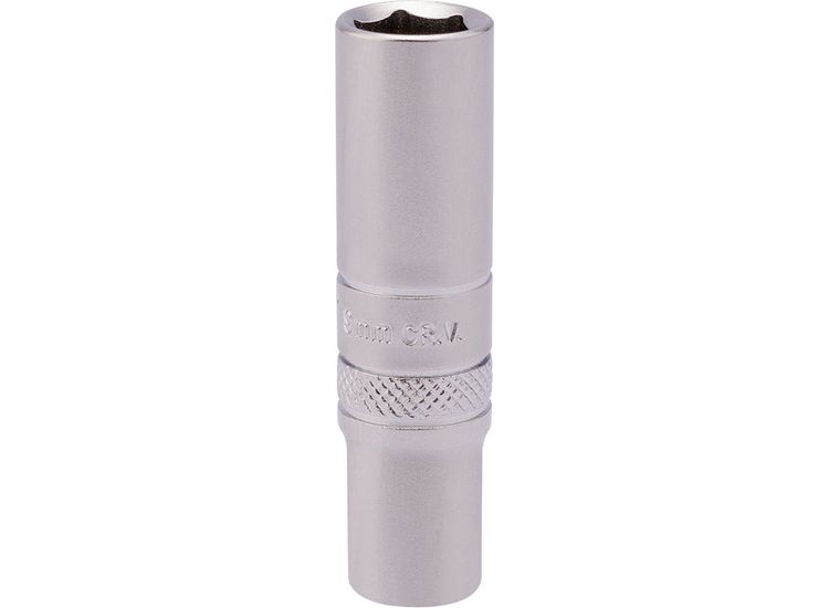 Draper 82139 1/4" Sq. Dr. 6 Point Deep Socket (9mm)