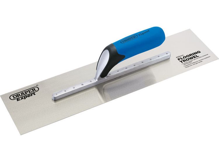 Draper 82149 Soft Grip Stainless Steel Plastering Trowel (455mm)