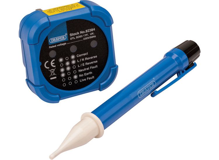 Draper 82384 Socket and Voltage Testers (600V)