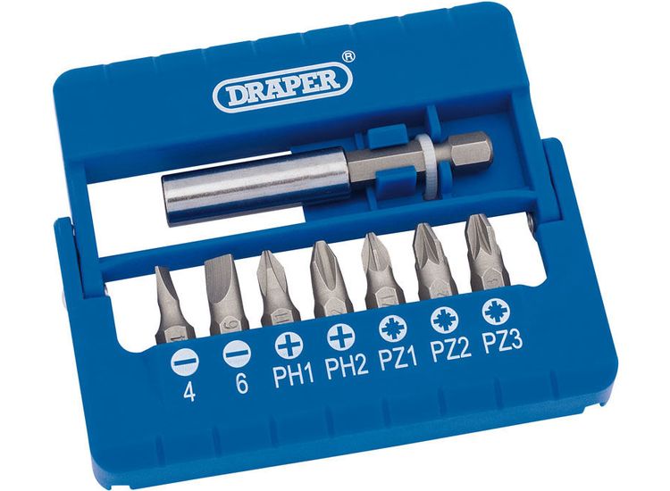 Draper 82391 Screwdriver and Magnetic Bit Set (8 Piece)