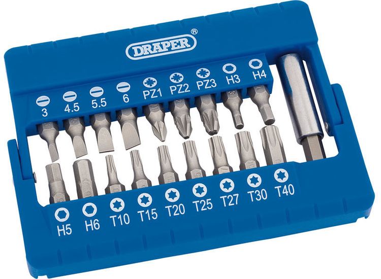 Draper 82393 Magnetic Bit Holder Set (19 Piece)