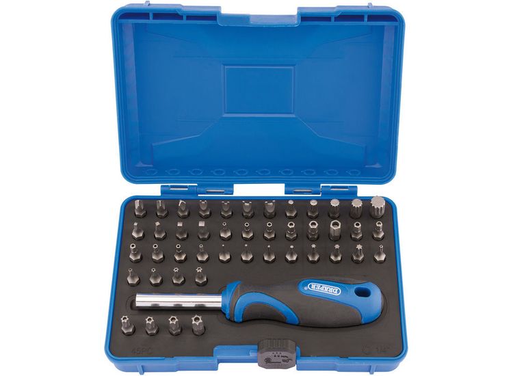 Draper 82399 Security Screwdriver Bit and Driver Set (45 Piece)