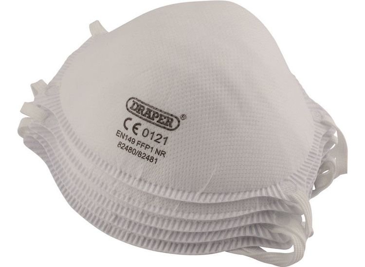 Draper 82480 FFP1 NR Moulded Masks (pack of 5)