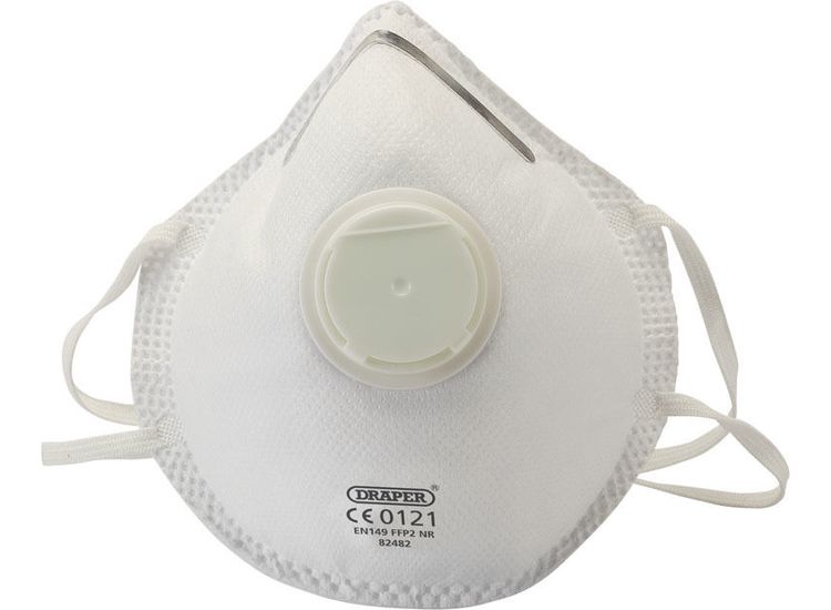 Draper 82482 FFP2 NR Moulded Masks (pack of 3)