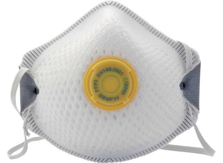 Draper 82489 FFP3 NR Moulded Dust Masks (Pack of 2)