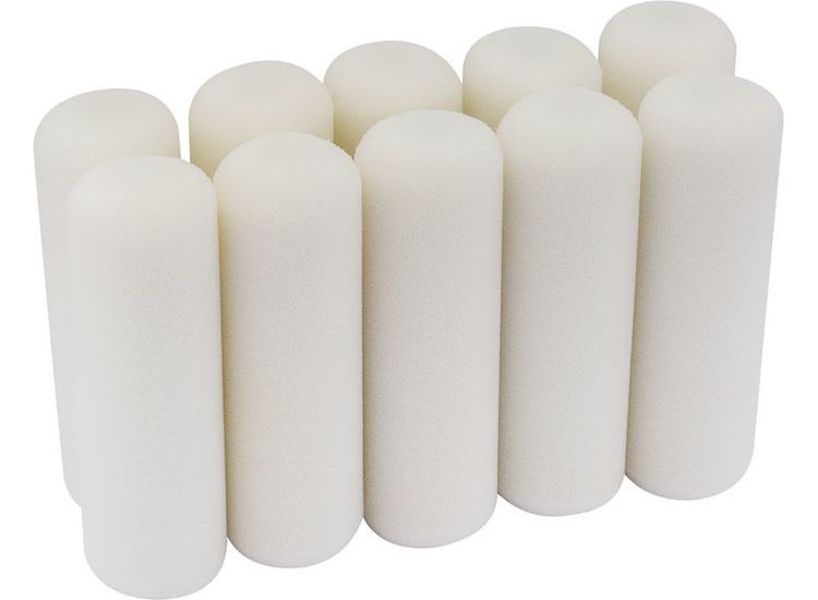 Draper 82553 100mm Foam Paint Roller Sleeves (Pack of 10)