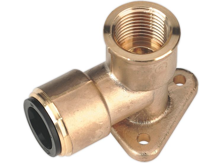 Sealey CAS15BWE Wingback Elbow 15mm x 1/2"BSP Brass (John Guest Speedfit&amp;reg; - PM15WB)