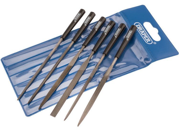 Draper 82577 140mm Needle File Set (6 Piece)