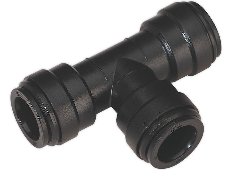 Sealey CAS15ET Equal Tee 15mm Pack of 5 (John Guest Speedfit&amp;reg; - PM0215E)