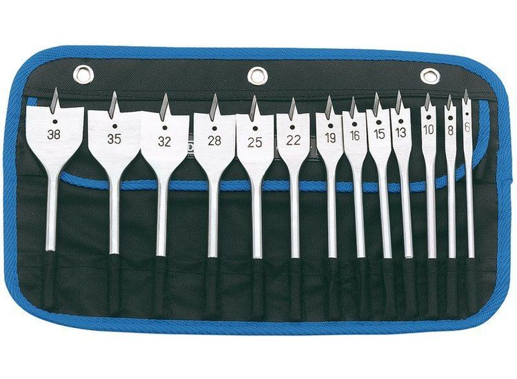 Draper 82634 Flat Wood Bit Set (13 Piece)