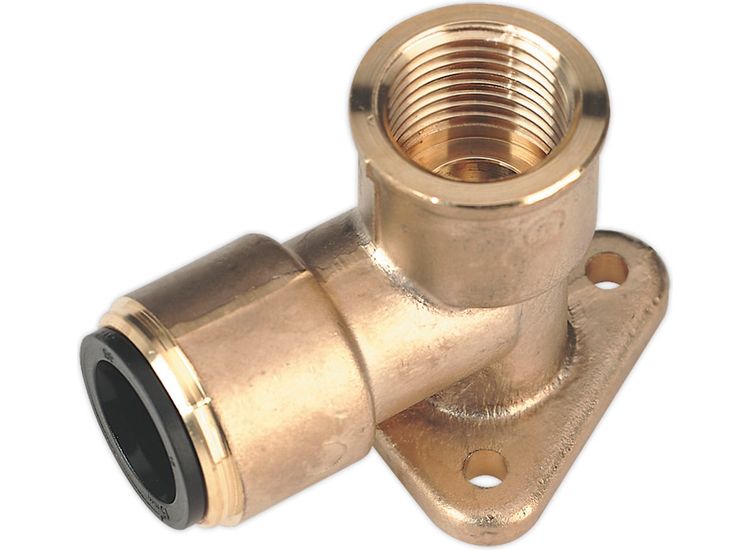Sealey CAS22BWE Wingback Elbow 22mm x 3/4"BSP Brass (John Guest Speedfit&amp;reg; - PM22WB)