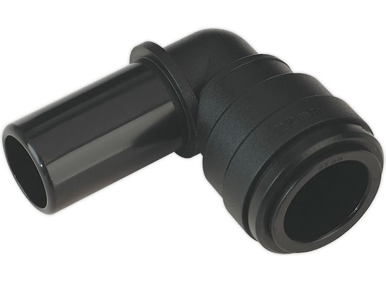 Sealey CAS22SE Stem Elbow 22mm Pack of 2 (John Guest Speedfit&amp;reg; - PM222222E)
