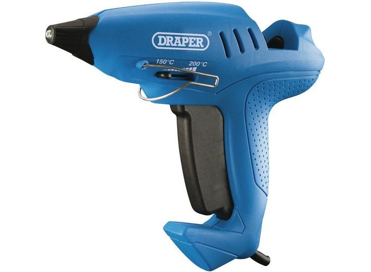 Draper 83661 Storm Force&amp;#174; Variable Heat Glue Gun with Six Glue Sticks (400W)