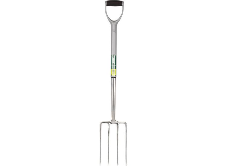 Draper 83753 Extra Long Stainless Steel Garden Fork with Soft Grip