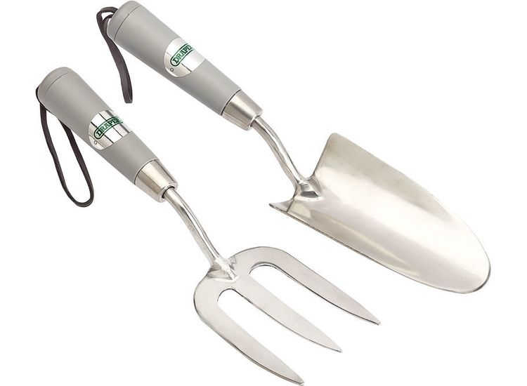 Draper 83773 Stainless Steel Hand Fork and Trowel Set (2 Piece)