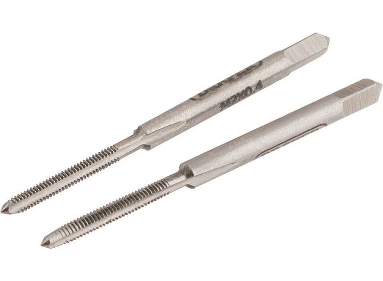 Draper 83793 2mm Coarse Hand Taps Taper and Plug