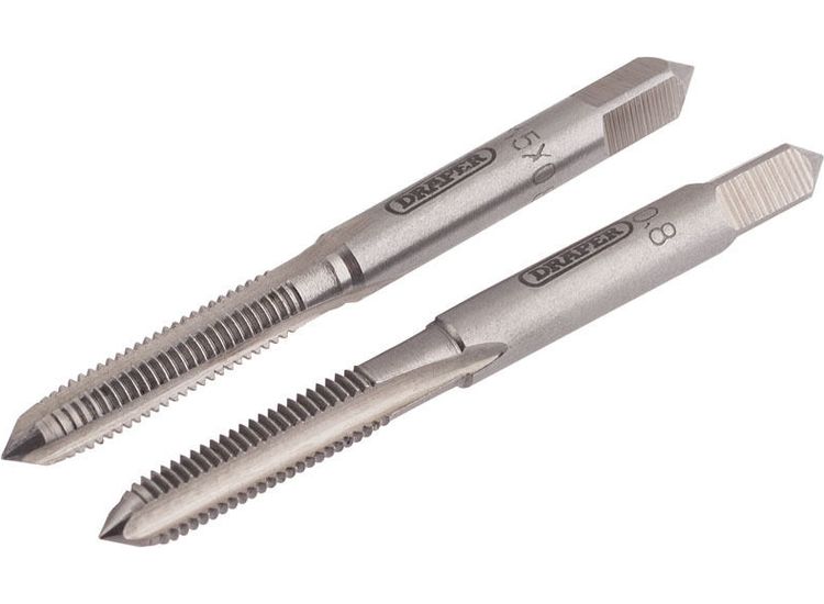 Draper 83798 5mm Coarse Hand Taps Taper and Plug