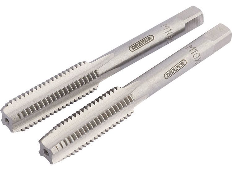 Draper 83801 10mm Coarse Hand Taps Taper and Plug