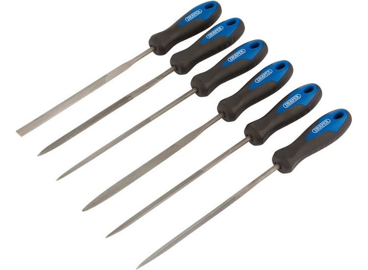 Draper 83982 140mm Soft Grip Needle File Set (6 Piece)