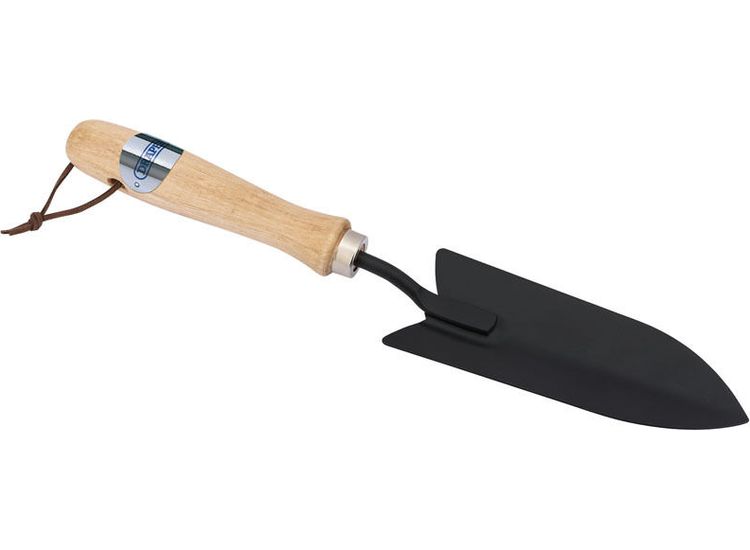 Draper 83992 Carbon Steel Transplanting Trowel with Hardwood Handle