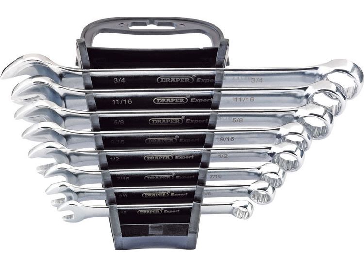 Draper 85939 Imperial Combination Spanner Set (8 Piece)