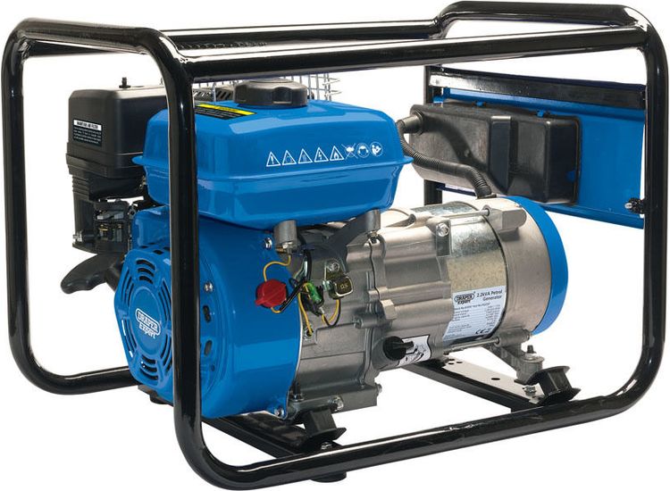 Draper 87059 Petrol Generator (2.2kVA/2.0kW)