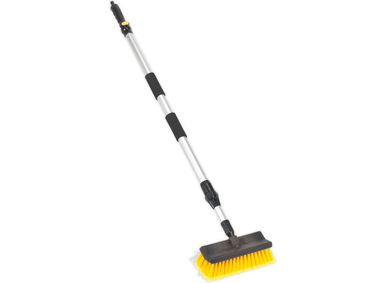Sealey CC50 Large Angled Flo-Thru Brush with 1.7m Telescopic Handle