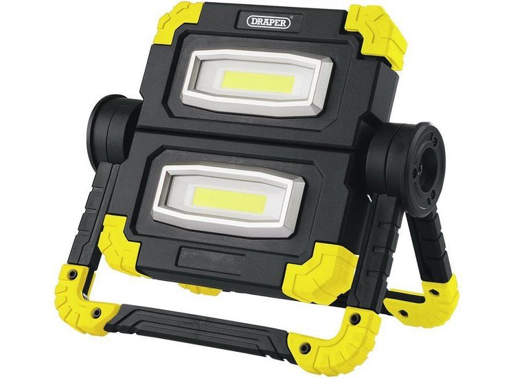 Draper 87696 10W COB Rechargeable Twin Worklight
