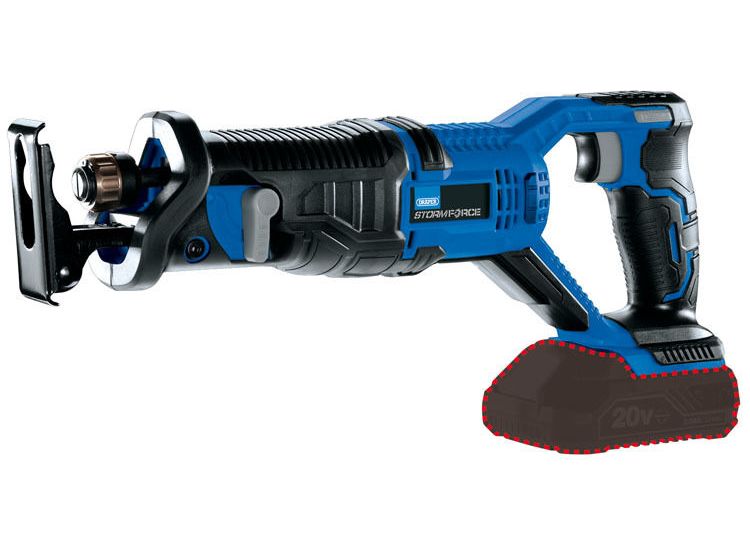 Draper 89459 Storm Force&amp;#174; 20V Reciprocating Saw