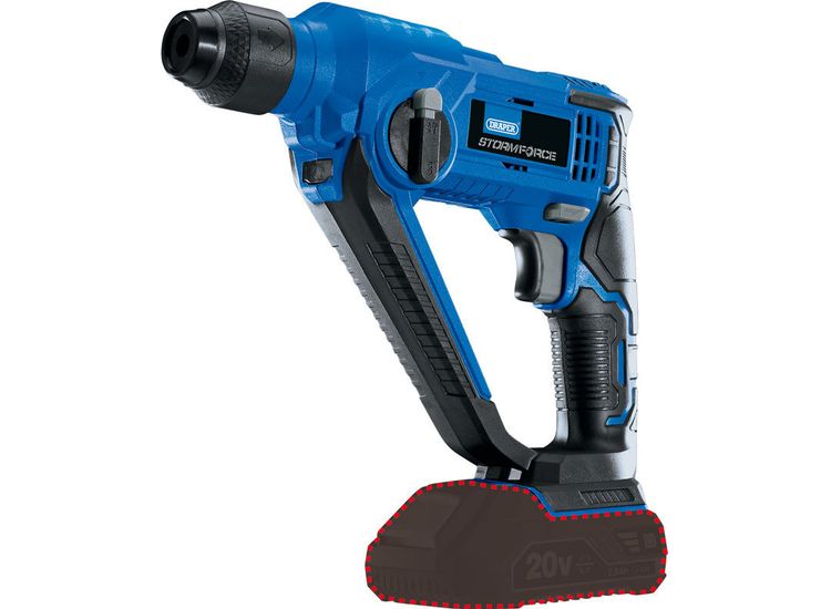 Draper 89512 Storm Force&amp;#174; 20V SDS+ Rotary Hammer Drill - Bare