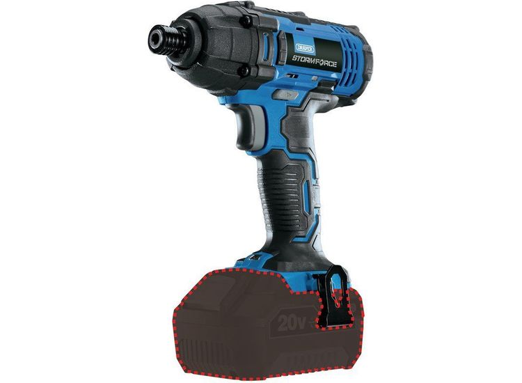 Draper 89520 Storm Force&amp;#174; 20V Cordless Impact Driver - Bare