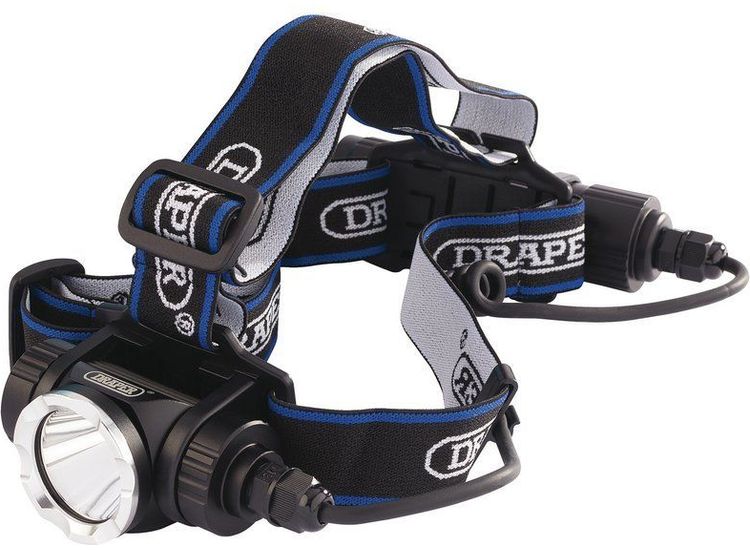 Draper 90064 10W Rechargeable LED Headlamp