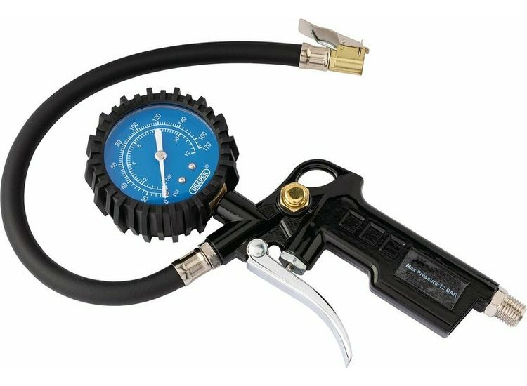 Draper 91273 Pistol-Grip Tyre Inflator