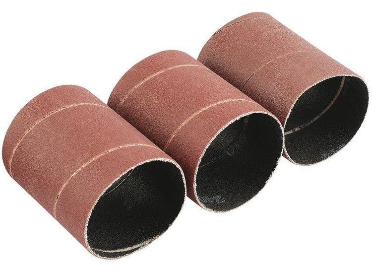 Draper 93357 Pack of Three 240 Grit Aluminium Oxide Sanding Sleeves (45 x 60mm)