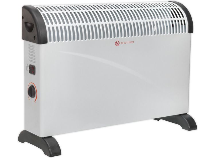 Sealey CD2005 Convector Heater 2000W/230V 3 Heat Settings Thermostat