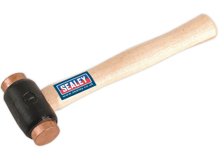 Sealey CFH02 Copper Faced Hammer 1.75lb Hickory Shaft