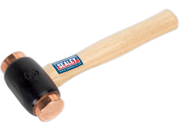 Sealey CFH04 Copper Faced Hammer 4.3lb Hickory Shaft