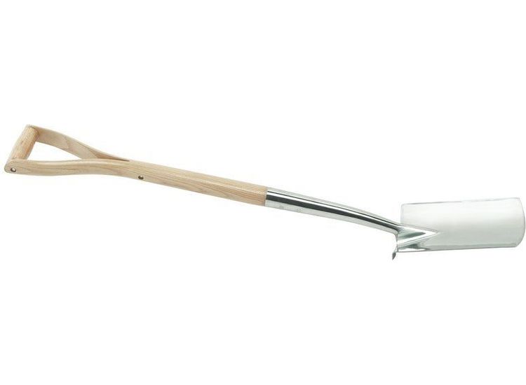 Draper 99012 Stainless Steel Border Spade with Ash Handle