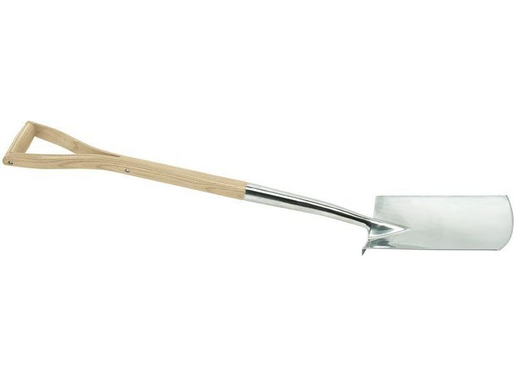 Draper 99014 Stainless Steel Digging Spade with Ash Handle