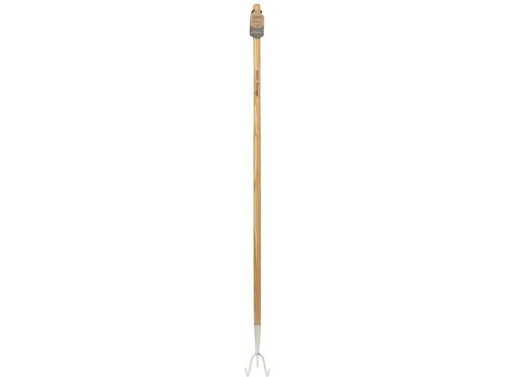Draper 99017 Stainless Steel 3 Prong Cultivator with Ash Handle