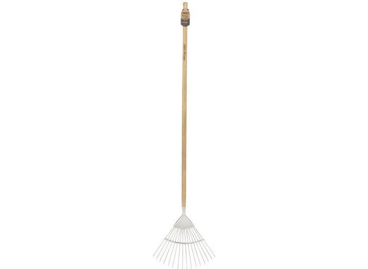Draper 99020 Stainless Steel Lawn Rake with Ash Handle