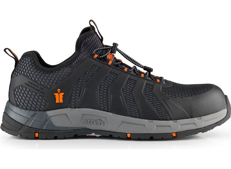 Scruffs Argon Safety Trainers Black