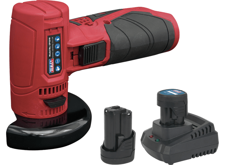 Sealey CP1210KIT Angle Grinder Kit Ø75mm 12V Lithium-ion - 2 Batteries