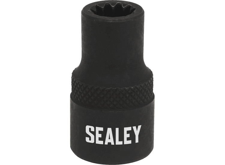 Sealey VSE0490 Brake Caliper Socket, 3/8"Sq Drive 8mm 11-Point Profile