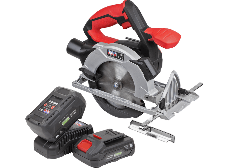 Sealey CP20VCSKIT Circular Saw Kit 20V Ø150mm - 2 Batteries