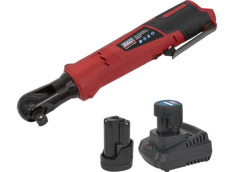 Sealey CP1209KIT Cordless Ratchet Wrench 1/2"Sq Drive 12V Lithium-ion - 2 Batteries