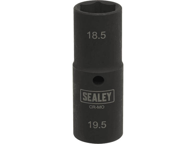 Sealey SX1819 Deep Impact Socket 1/2"Sq Drive Double Ended 18.5/19.5mm