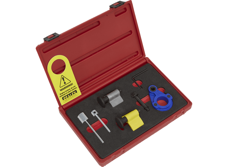 Sealey VSE2092 Diesel Engine Timing Tool Kit 1.2D, 1.4D, 1.6D, 2.0D - VAG, Ford &amp; Mitsubishi - Belt Drive